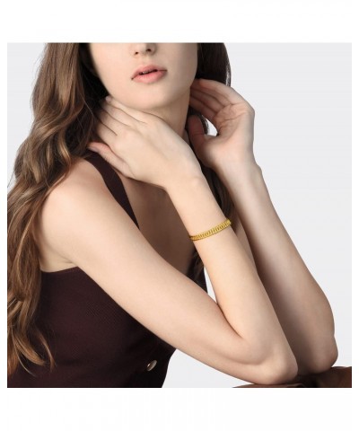 999.9 24K Gold Price-by-Weight 15.34g Gold Bracelet (18 CM) for Men and Women 28352B $578.76 Bracelets