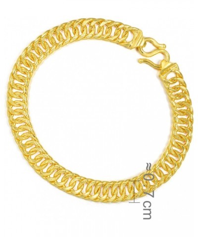 999.9 24K Gold Price-by-Weight 15.34g Gold Bracelet (18 CM) for Men and Women 28352B $578.76 Bracelets