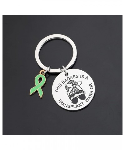 Funny Transplant Gift This Badass is A Transplant Warrior Keychain for Heart Liver Transplant Fighter This Badass $11.34 Pend...