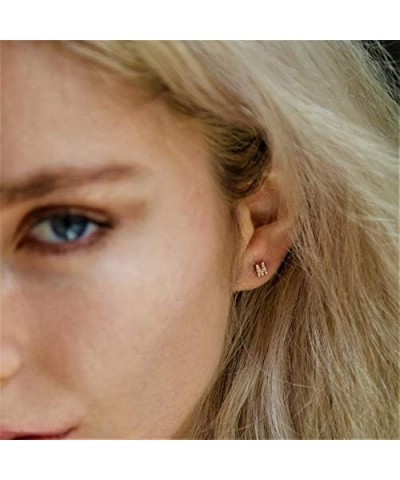 2Pcs Initial Earrings for Women Initial Stud Earrings for Girls 26 Alphabet Letter Initial Earrings k $8.24 Earrings