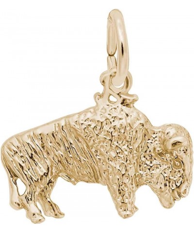 Buffalo Charm, Gold Plated Silver $20.15 Bracelets