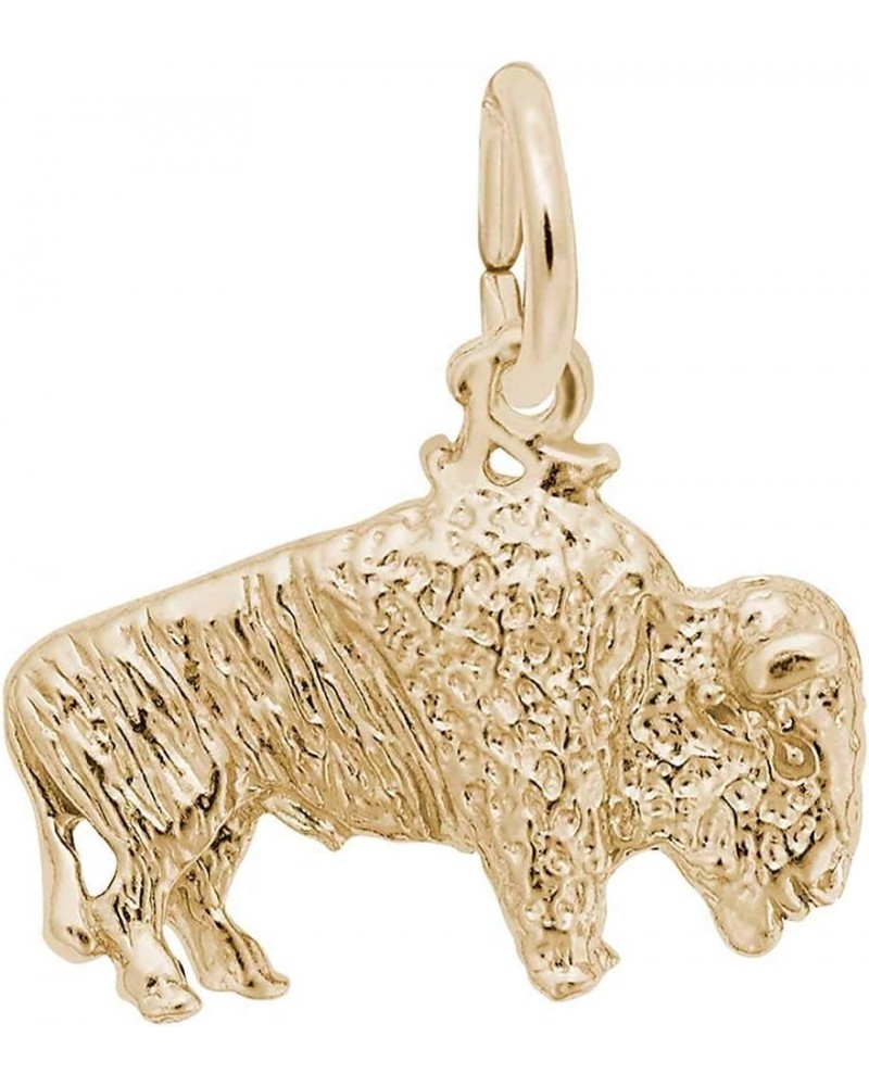 Buffalo Charm, Gold Plated Silver $20.15 Bracelets