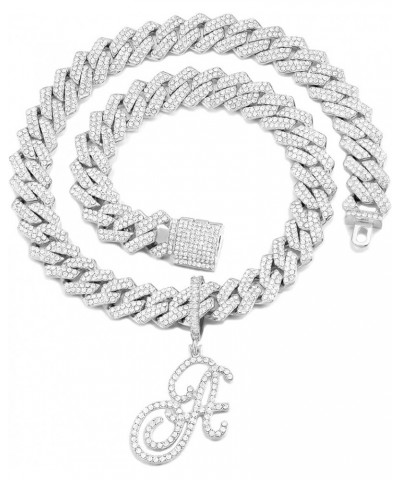 Adult Women's Gold and Silver Zinc Chain Necklace with Cursive Links Silver A $10.12 Necklaces