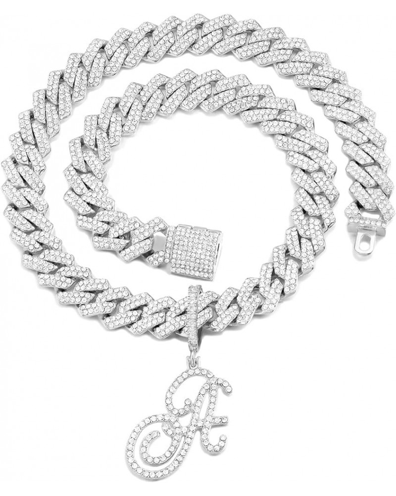 Adult Women's Gold and Silver Zinc Chain Necklace with Cursive Links Silver A $10.12 Necklaces