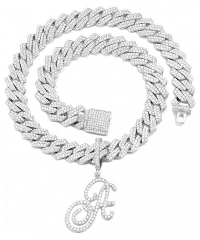 Adult Women's Gold and Silver Zinc Chain Necklace with Cursive Links Silver A $10.12 Necklaces