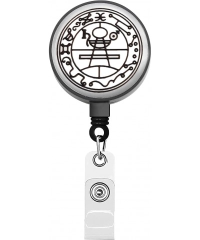 Protection Secret Seal of Solomon Retractable Badge Holder Wealth Fortune Amulet Badge Reel Jewish Talisman Theme Gift $9.48 ...