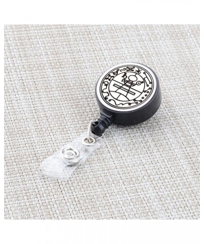 Protection Secret Seal of Solomon Retractable Badge Holder Wealth Fortune Amulet Badge Reel Jewish Talisman Theme Gift $9.48 ...