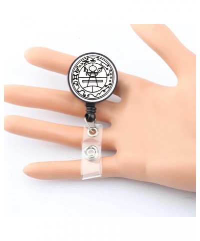 Protection Secret Seal of Solomon Retractable Badge Holder Wealth Fortune Amulet Badge Reel Jewish Talisman Theme Gift $9.48 ...