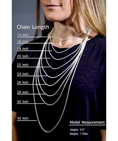 CHOOSE YOUR CLASP Sterling Silver 1mm Box Chain Necklace 16.0 Inches Magnetic Clasp $10.97 Necklaces