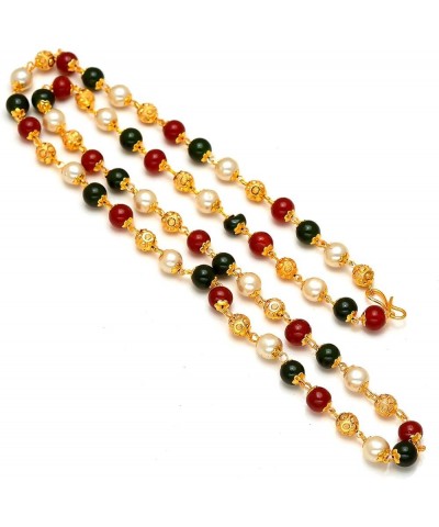 Mandi golden Chain Necklace for women and men Multi color-1 $8.54 Necklaces