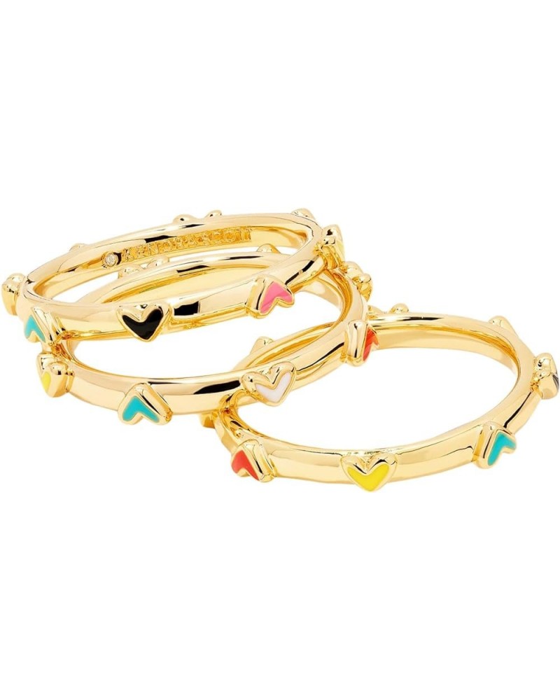 Haven Ring Set of 3 8 Gold Multi Mix $32.50 Rings