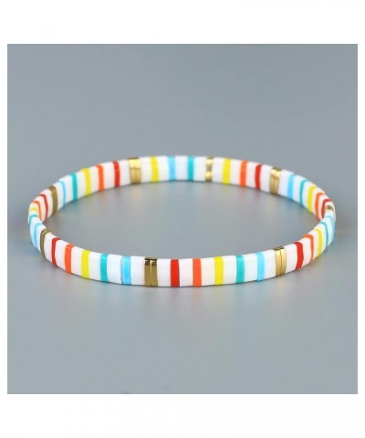 Elastic Tila Beads Bracelets Stranded Tila Beads 19 2104E $11.59 Bracelets