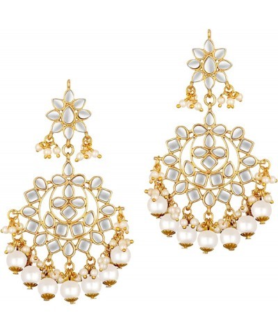 Earrings Maang Tikka Set Indian Fashion Jewelry For Women White 6 $15.19 Jewelry Sets