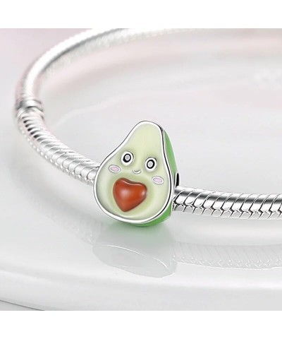 Green Color Charms Fit Bracelets 925 Silver Avocado Clover Bead Cactus Chameleon Zircon Jewelry Charm SSS-1401 SEC492 $10.44 ...