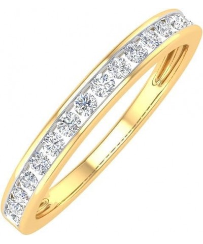 1/2-2.5 Carat Channel Set LAB GROWN Diamond Ladies Anniversary Wedding Band in 10K White Gold 5.5 Yellow Gold $507.76 Rings