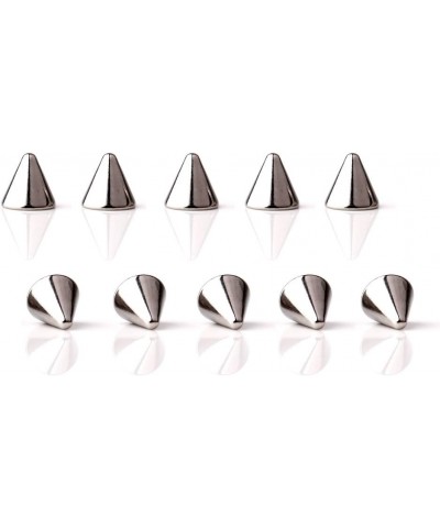 Replacement Spikes Cone Body Jewelry Piercing Barbell Parts 16G 14G Pack of 10 10pcs 16G 6mm $6.50 Body Jewelry