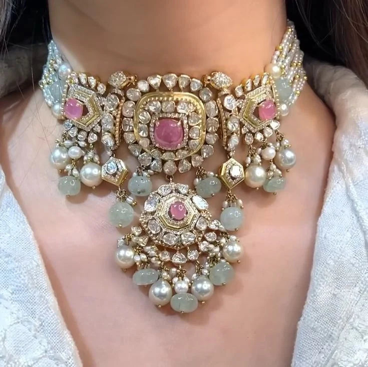 Haram Rainbow Gemstone Necklace