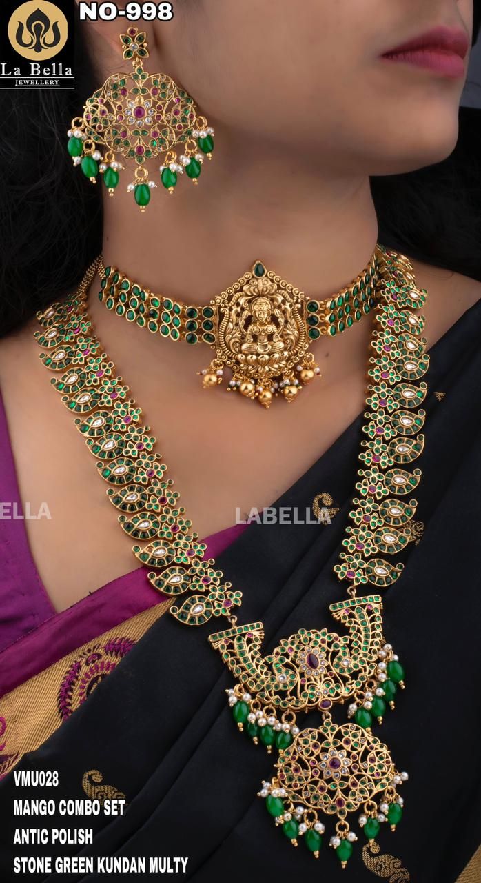 Haram Heart Pendant Necklace Set