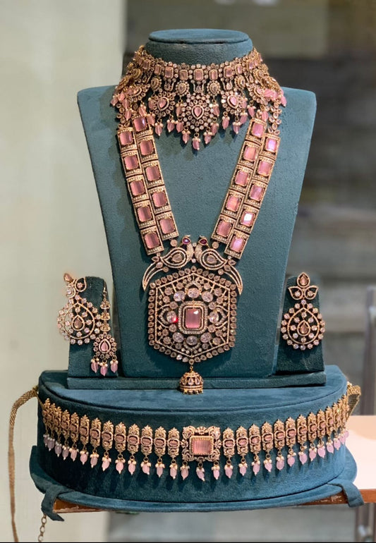 Golden Heritage Necklace Combo Set For All Occasion