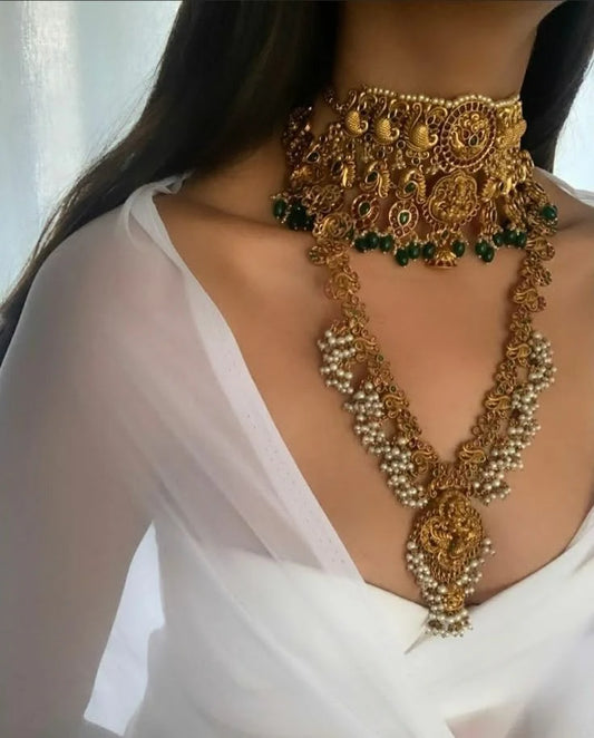 Haram Chic Dot Gold Necklace"