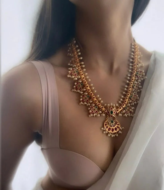 Haram Gold Emerald Shine Necklace