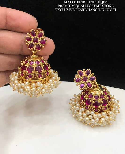 Pearl Hanging Jhumki For You
