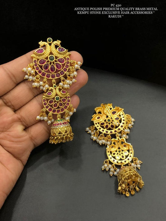 Kempu Stone Exclusive Hair Accessories