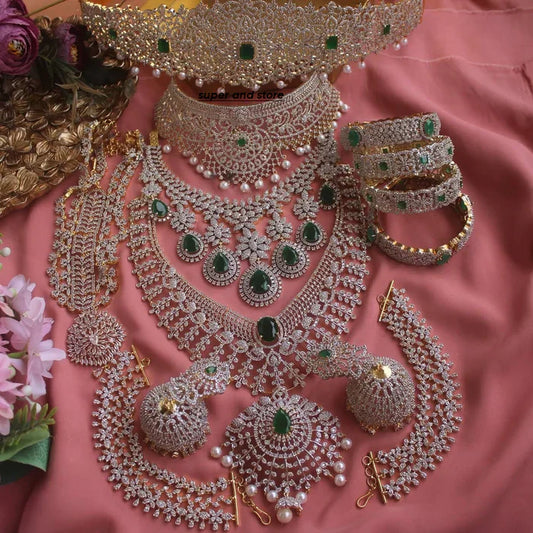 Haram Crystal ball style Necklace Set
